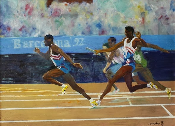 Deportes Individuales: Carrera de relevos 4x100